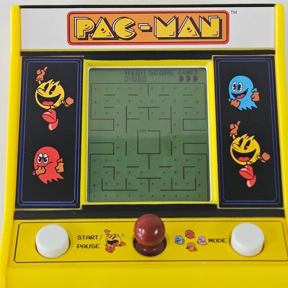 Pacman Retro Handheld Mini Arcade Video Game Bandai Namco Basic Fun 09521 Tested - Picture 2 of 10